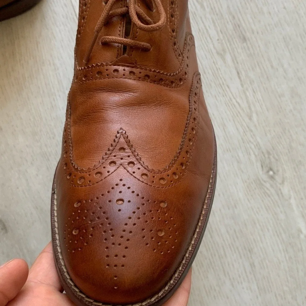 Cole Haan Leather Mens Shiny‎ Oxfords